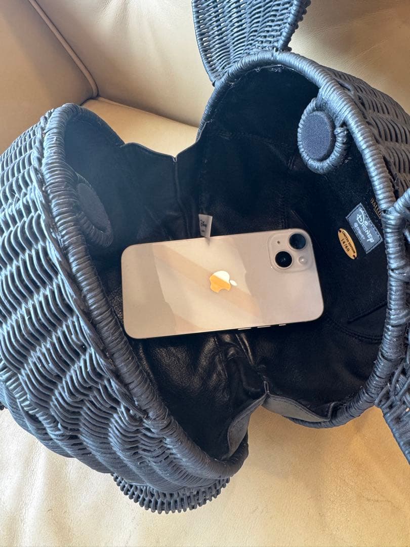 ディズニーコラボ　ミッキーマウス　カゴバッグ CYCLAS