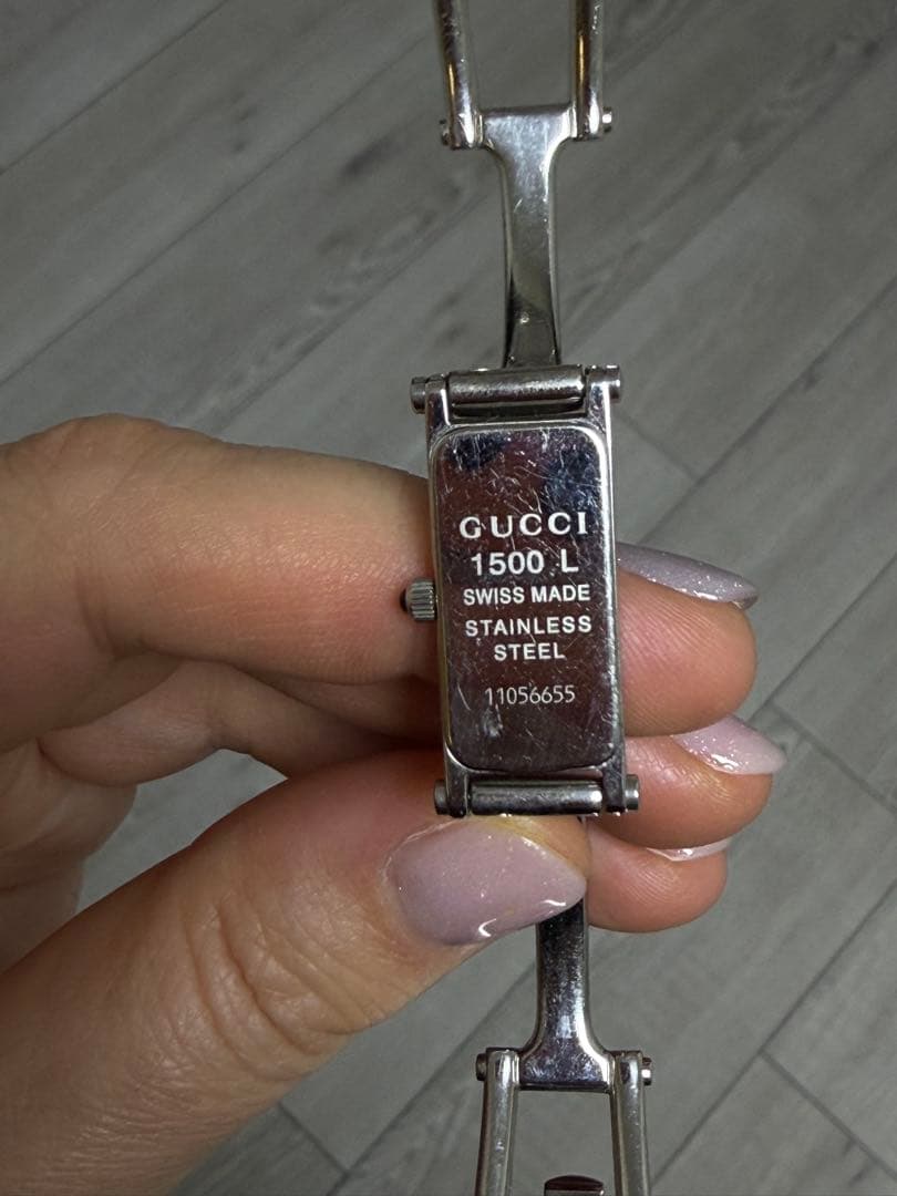 GUCCI ピンク 腕時計(クォーツ)