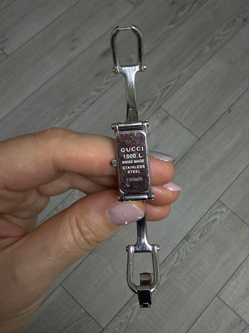 GUCCI ピンク 腕時計(クォーツ)