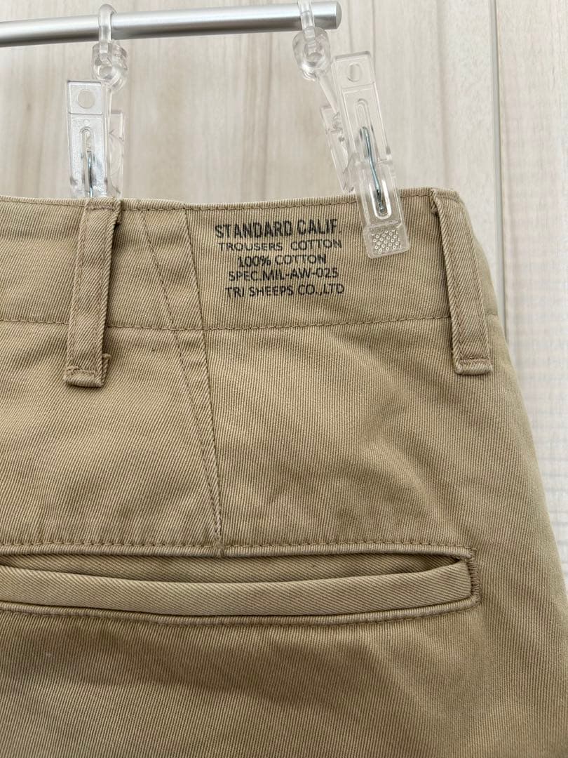 STANDARD CALIFORNIA チノパン ストレート ベージュ 34