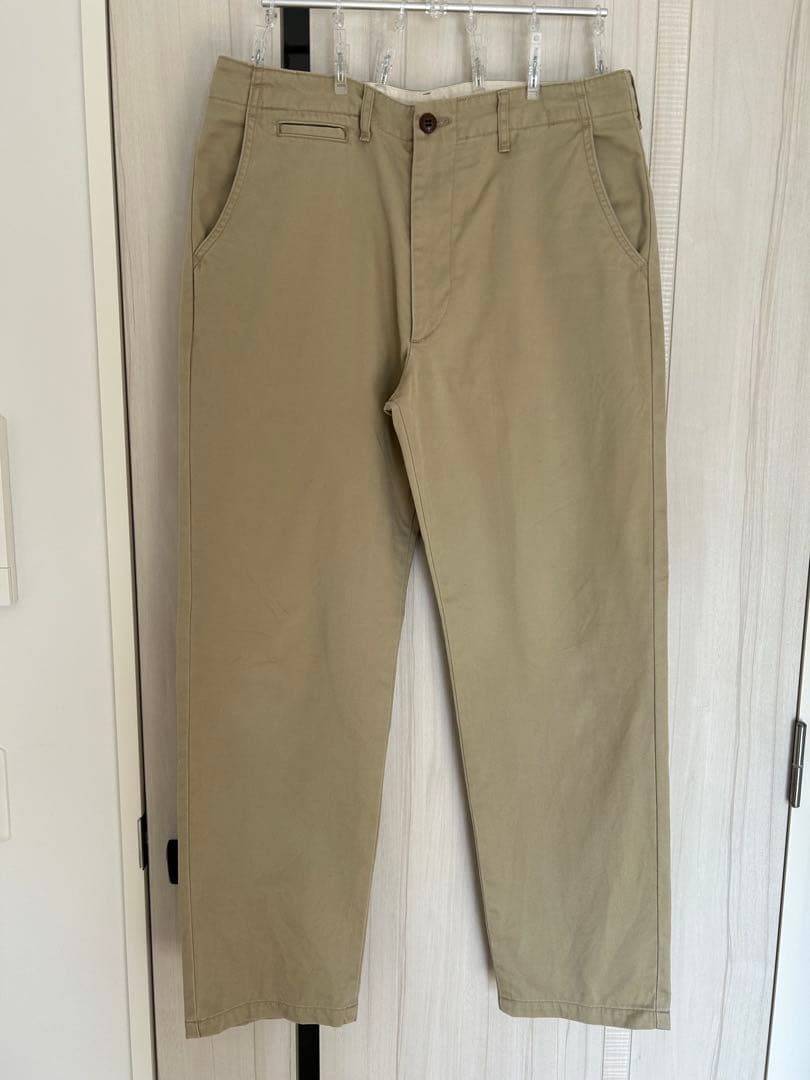 STANDARD CALIFORNIA チノパン ストレート ベージュ 34