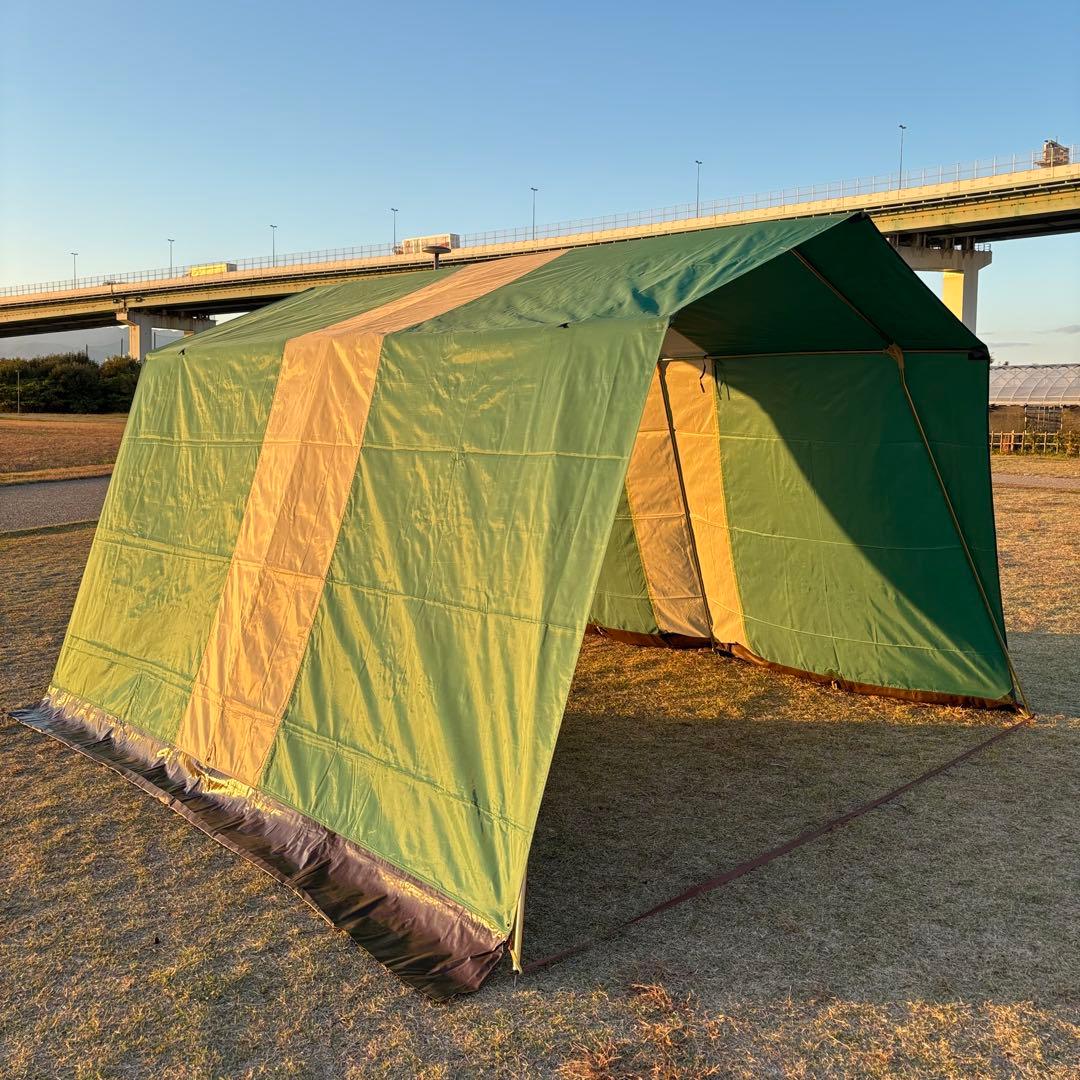 小川テント ビンテージ　ロッジシェルター　直接引取りOK・大幅お値引き可