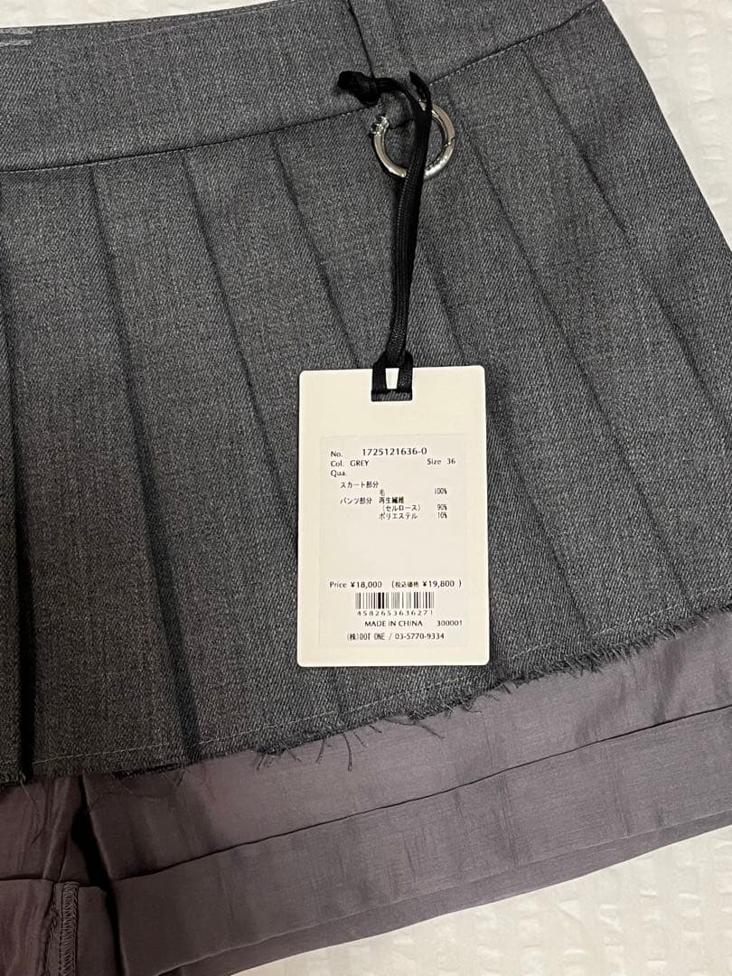 JOSEMOON PLEATS MINI SKIRT/プリーツミニスカート 36