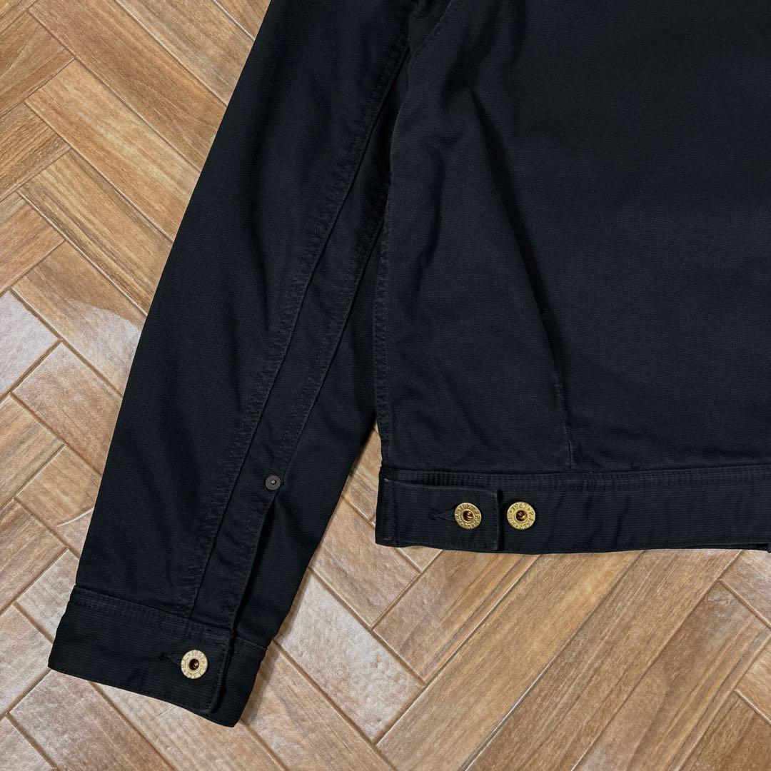 ポロジーンズカンパニー 111mjモデル ブラック コットンピケ トラッカー 黒