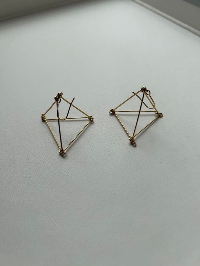 3点おまとめ。TOGA PULLAボアドッキングトレンチポンチョ　ピアス2点