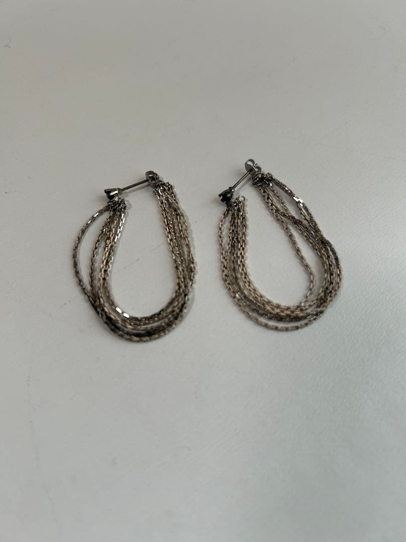 3点おまとめ。TOGA PULLAボアドッキングトレンチポンチョ　ピアス2点