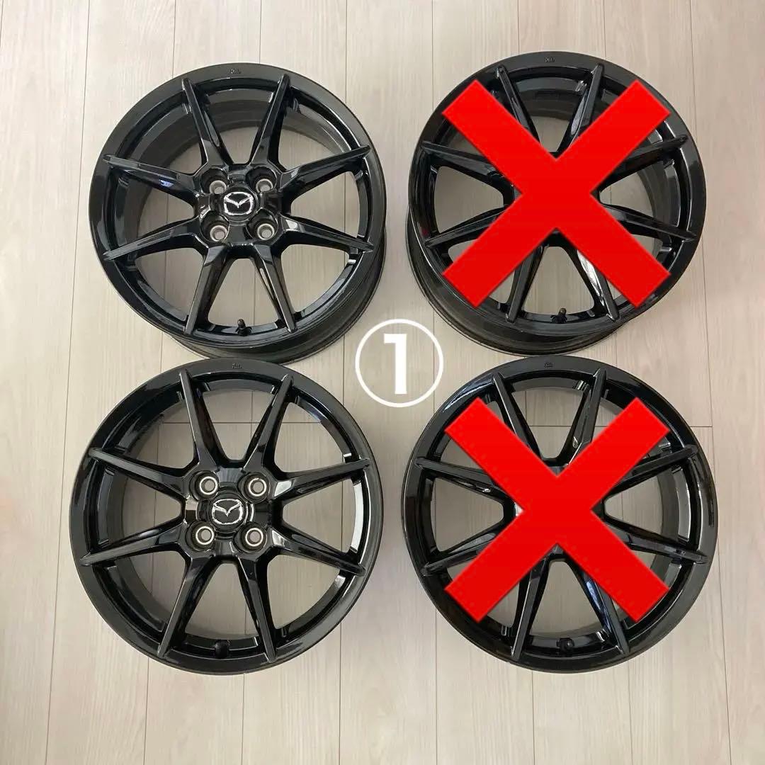 ①【美品】マツダ ND ロードスター 純正ホイール 4本セット ND5RC