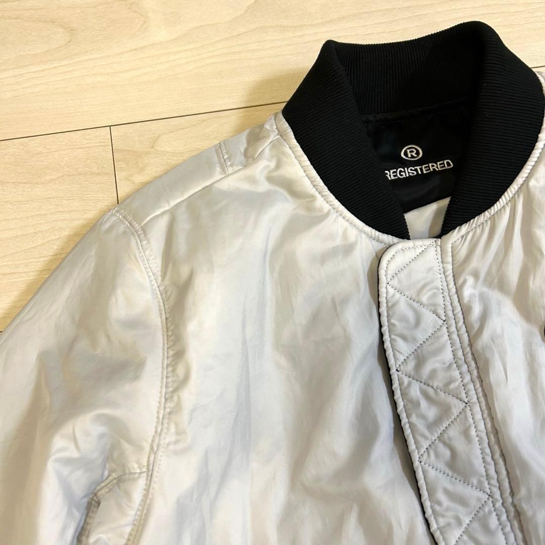 ナイキ ビッグスウォッシュ リバーシブル MA1 ボンバージャケット S 中綿