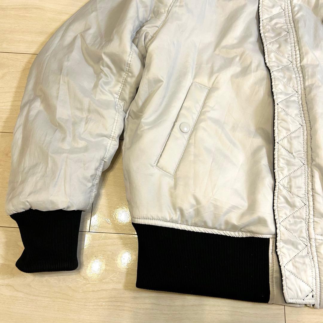 ナイキ ビッグスウォッシュ リバーシブル MA1 ボンバージャケット S 中綿