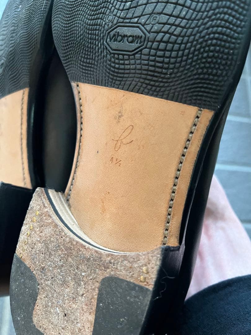 靴 forme Tassel loafer Plain toe