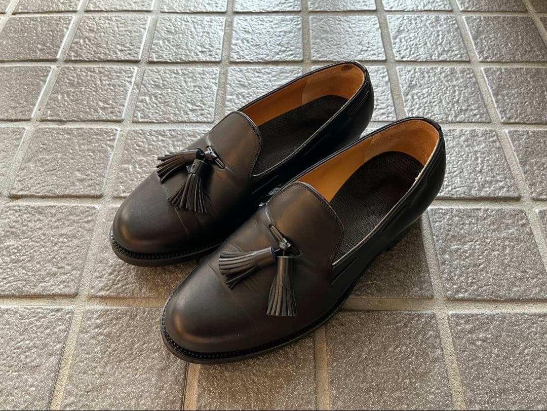 靴 forme Tassel loafer Plain toe