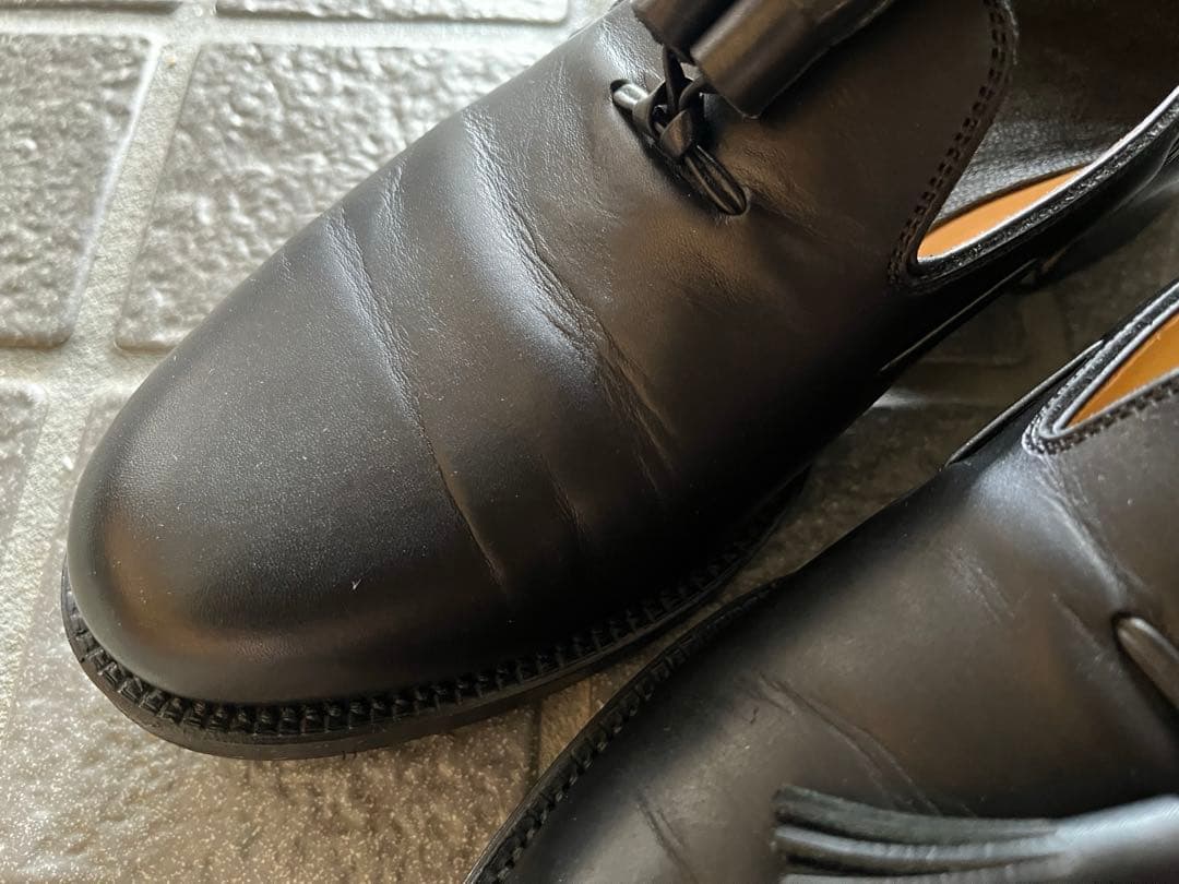 靴 forme Tassel loafer Plain toe