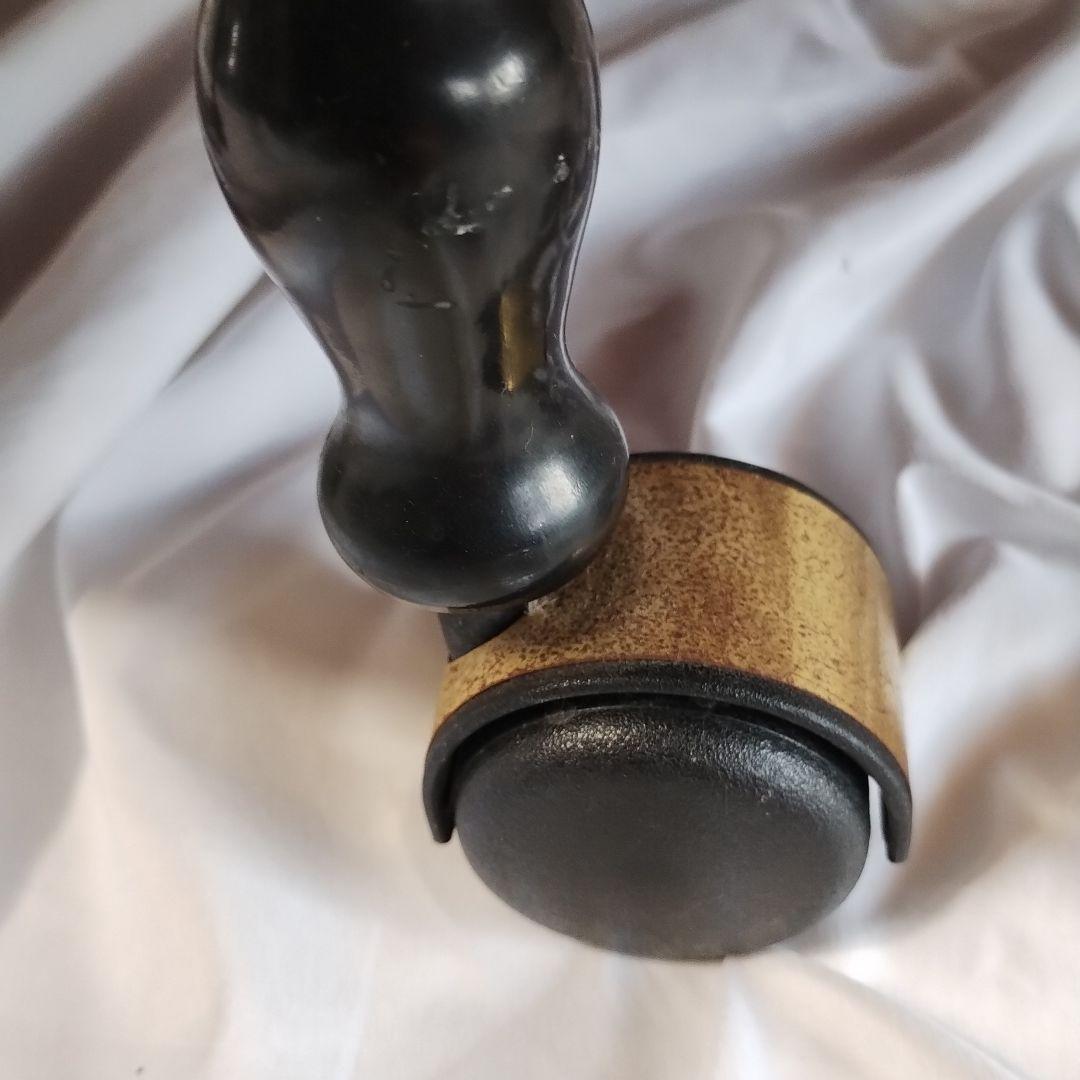 【関東地方限定販売】e【難あり】イタリア製 象嵌 キャスター付きキッチンワゴン