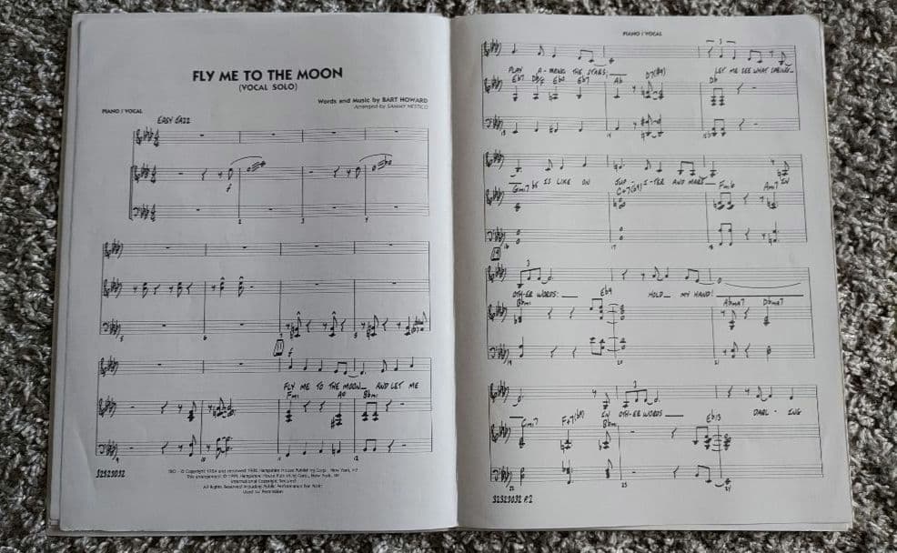 ボーカル　ビッグバンド譜面：FLY ME TO THE MOON
