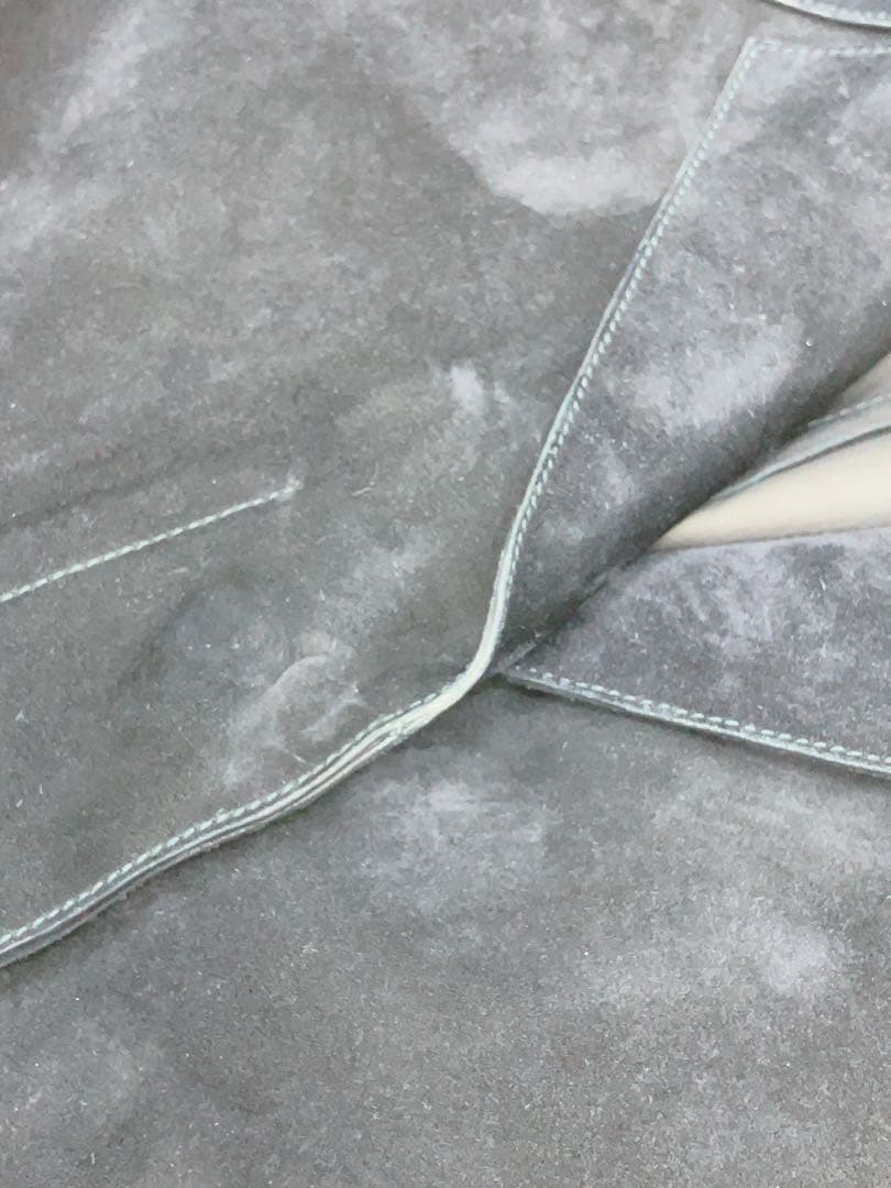 ★HERMES エルメス テーラード ジャケット アウター ベロア スウェード