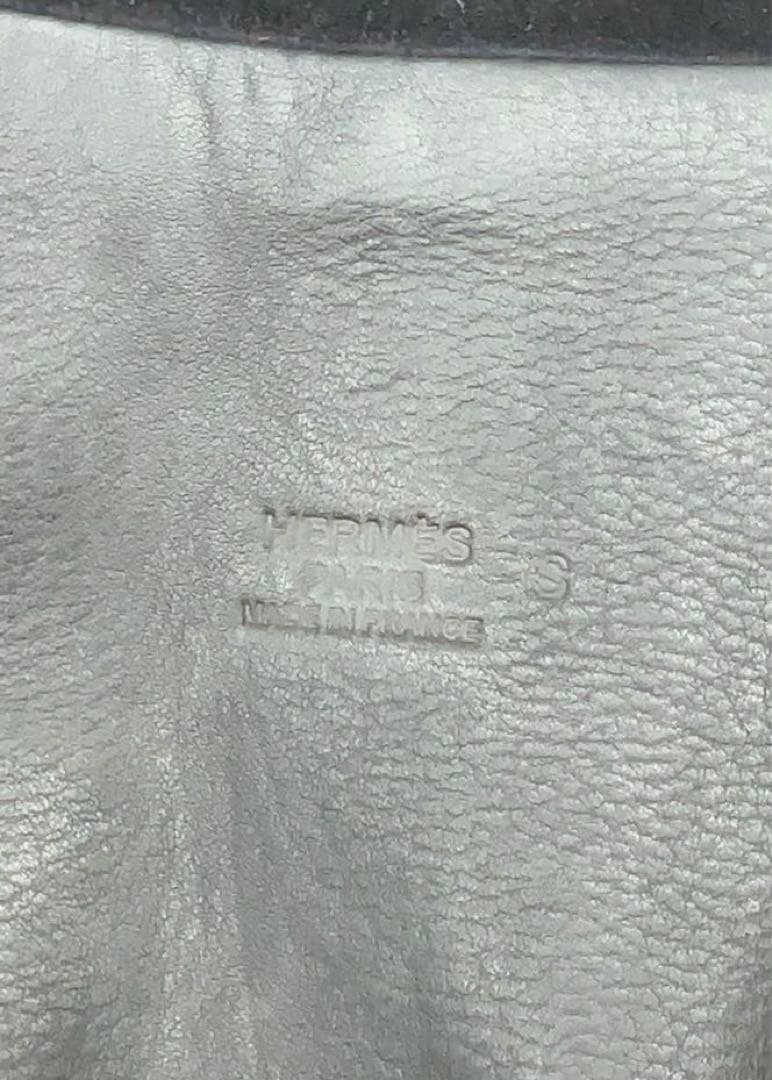 ★HERMES エルメス テーラード ジャケット アウター ベロア スウェード