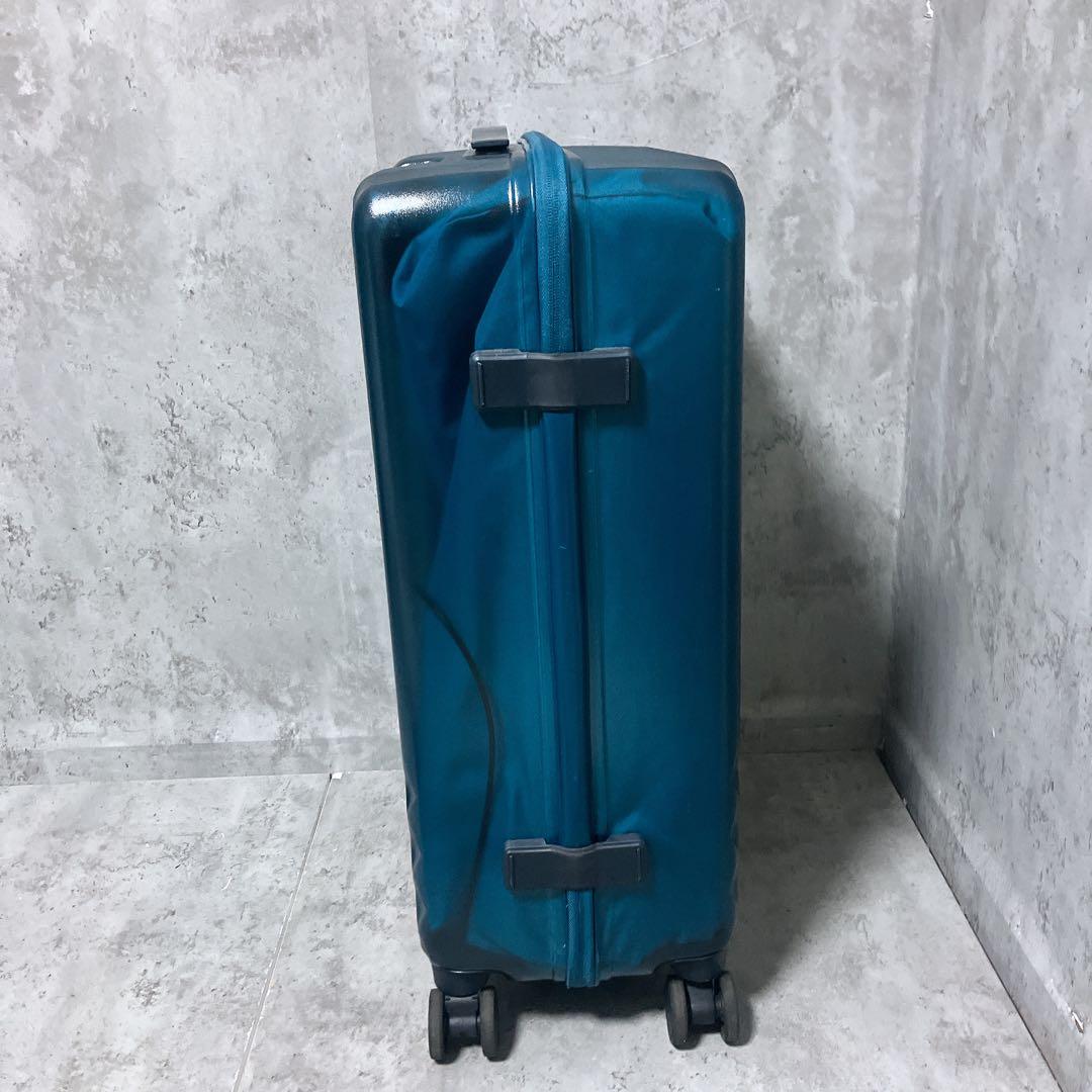 【希少・美品】HaNT キャリーケース ソロ ブルー シースルー 53L