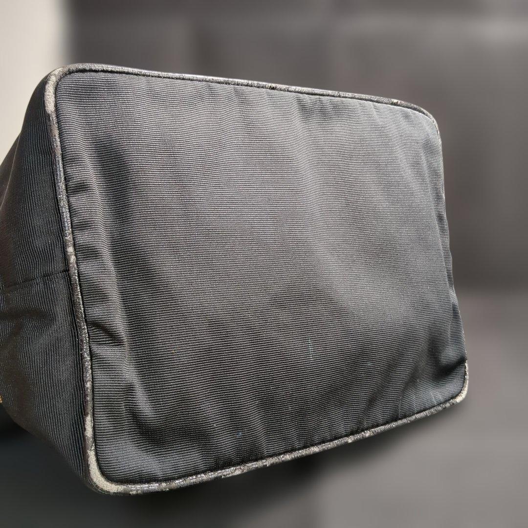 フェンディ ワンショルダーバッグ ポーチ付き ロゴ 肩掛け ナイロン ブラック