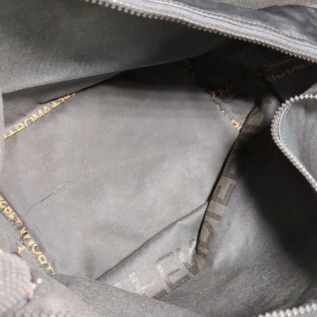 フェンディ ワンショルダーバッグ ポーチ付き ロゴ 肩掛け ナイロン ブラック