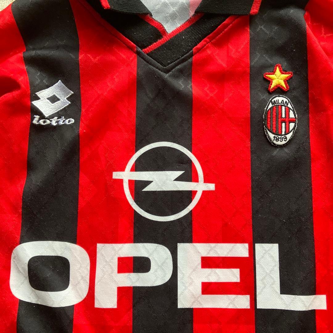 ロット ACミラン 長袖ユニフォーム L OPEL セリエA vintage