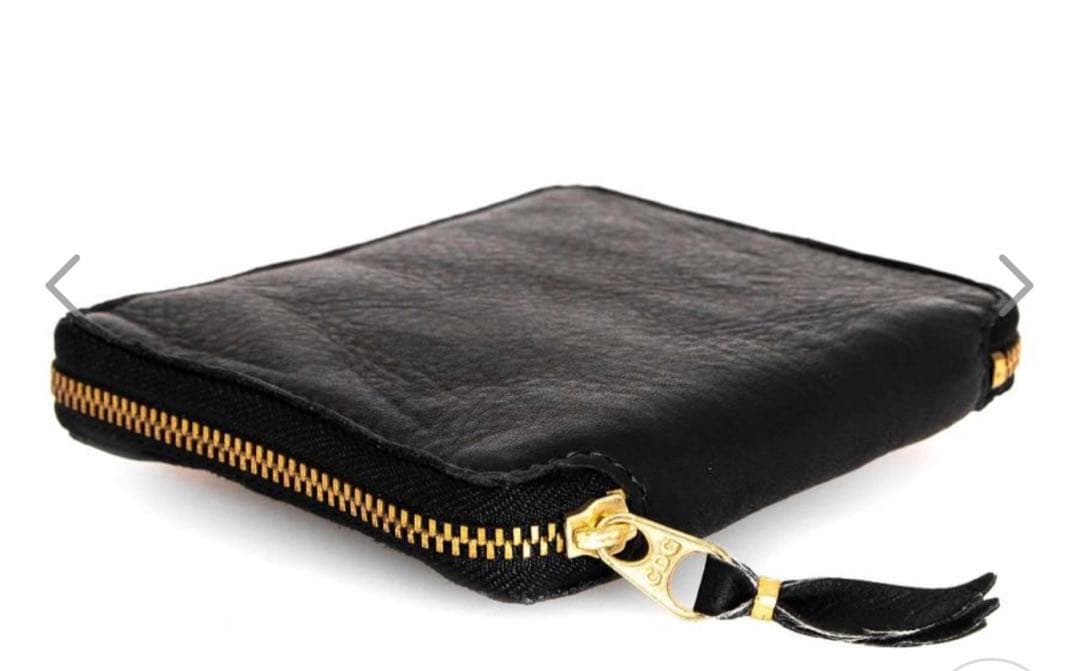 小物 Comme des garcons washed wallet black