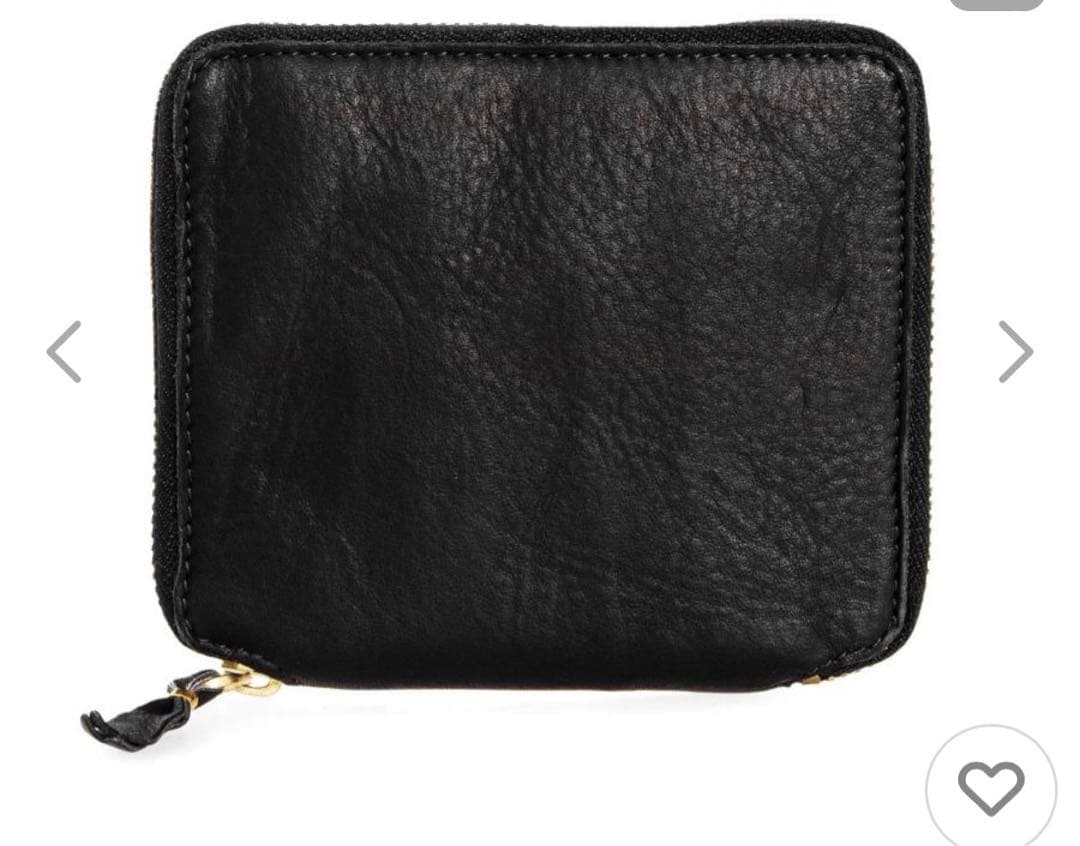 小物 Comme des garcons washed wallet black