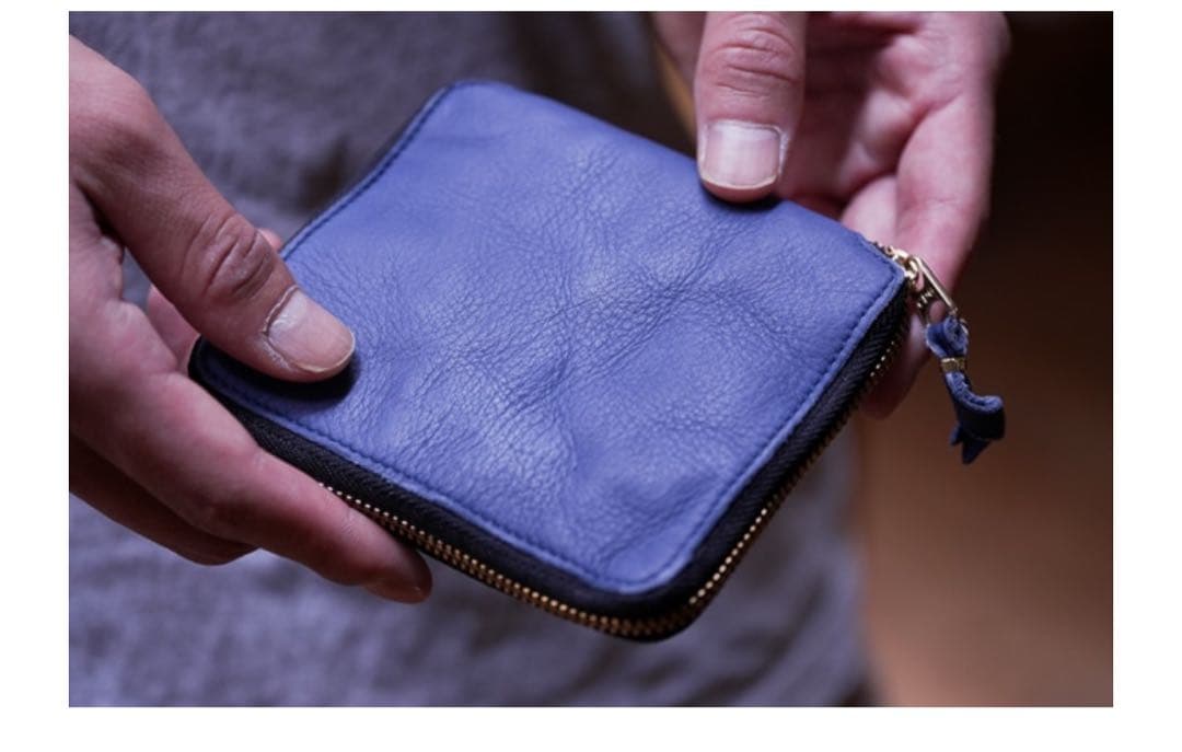 小物 Comme des garcons washed wallet black