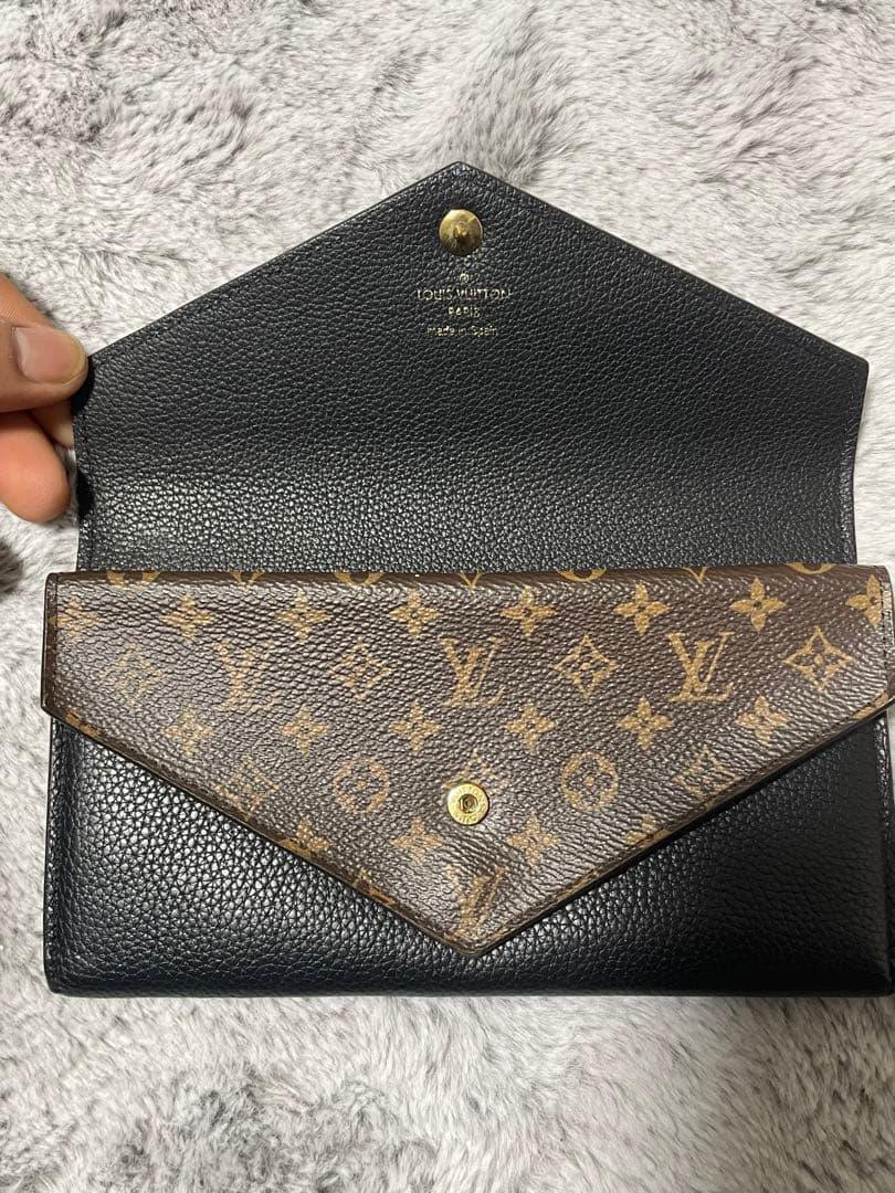 ポルトフォイユドゥブルV長財布ルイビィトン