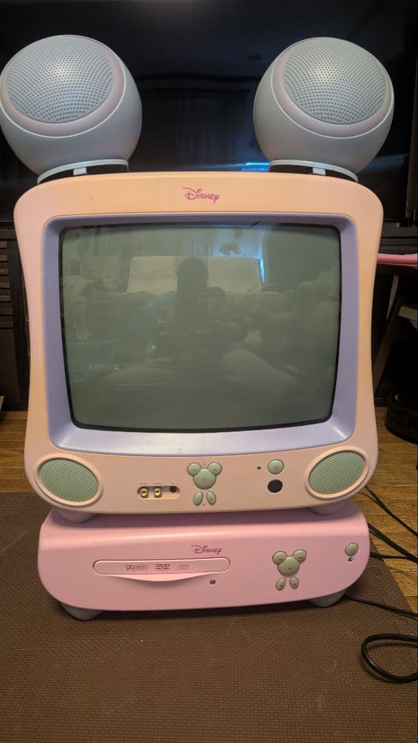 Disney ディズニー ミッキーマウス型テレビ＆DVDプレーヤー