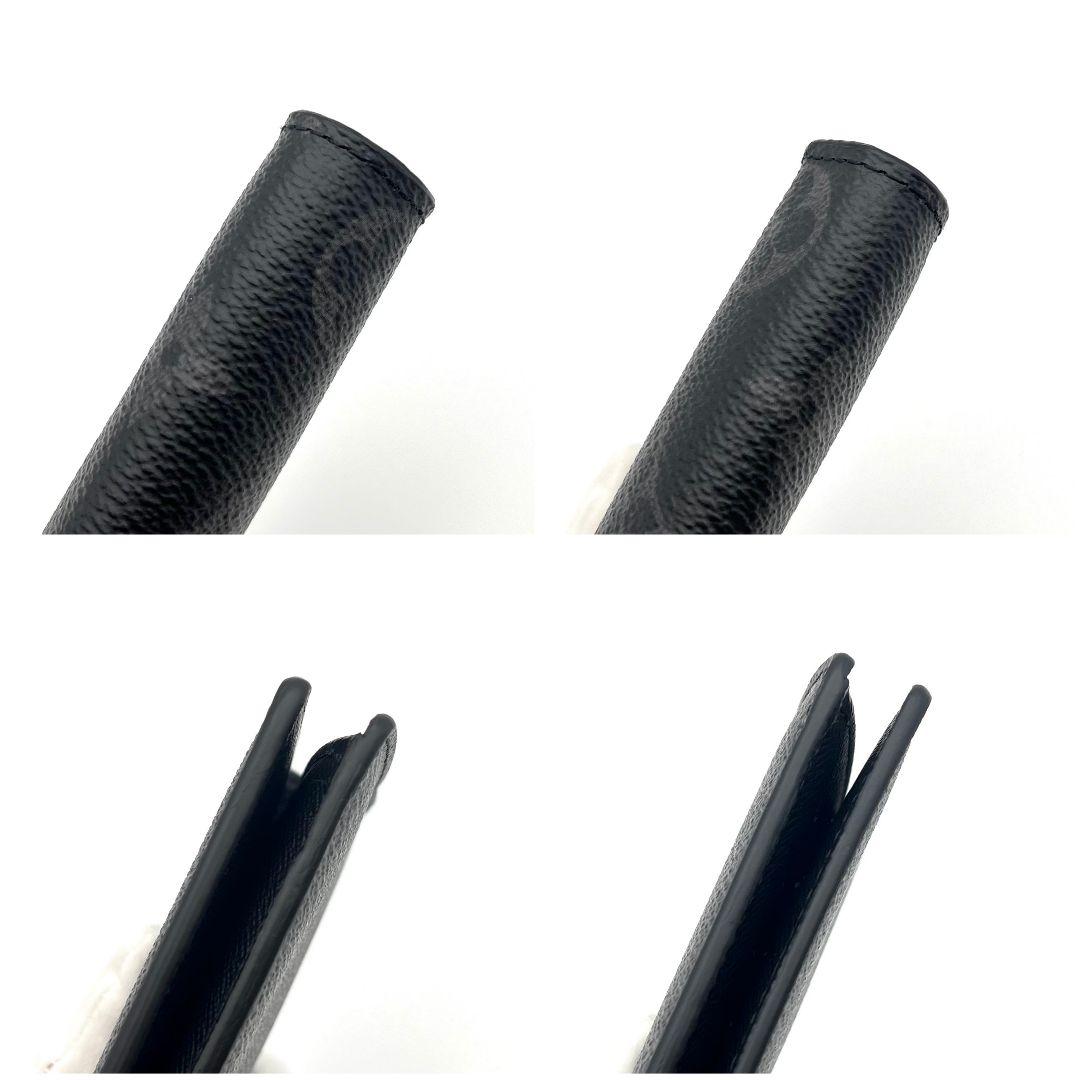 新品級✨限定品 ルイヴィトン ポルトフォイユブラザ モノグラムエクリプス 二つ折