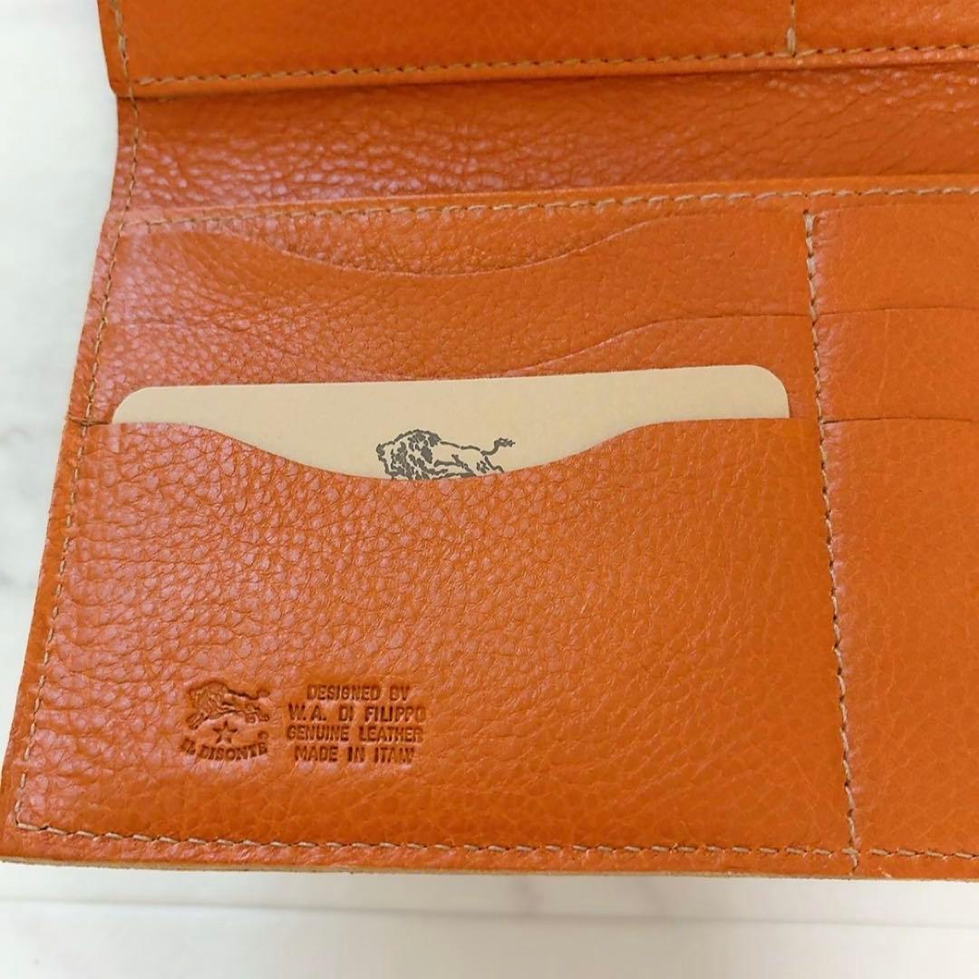 ✨新品✨IL BISONTE L字ファスナー 長財布 ロングウォレット キャメル