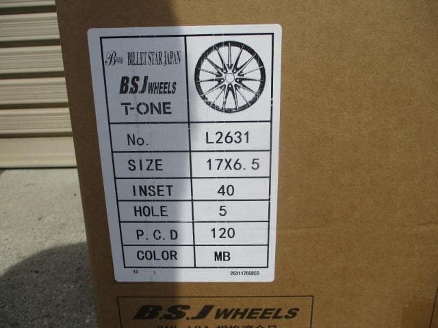 送料込み☆新品T-ONE 17×6.5J 120-5H☆40アルファード