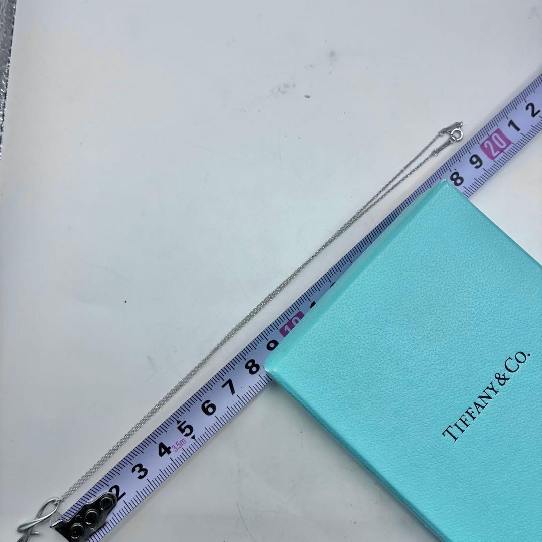 【美品】ティファニー　イニシャル　レター　F　f　ネックレス　シルバー　希少