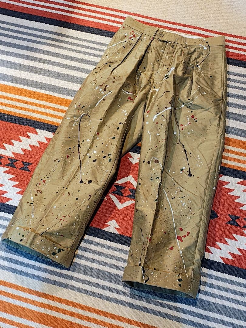 NEAT / ニート ペイント チノ 46 ペイントパンツ ワイド テーパード