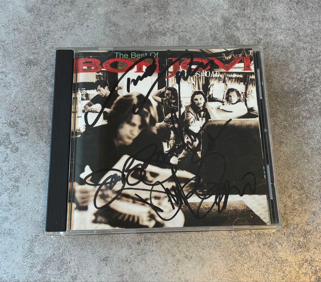 BON JOVI The Best Of 「クロスロード」直筆サイン入り