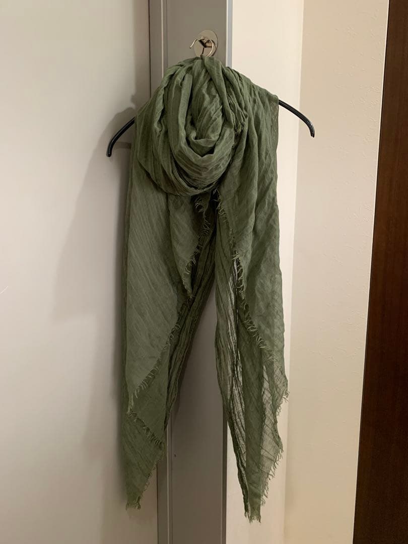 Tao　リックオウエンス　EDFU カーキ　大判ストール S/S 23