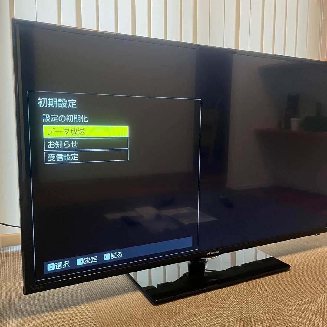【かづ様 引き取り専用】Hisense 55インチ テレビ HS55K20
