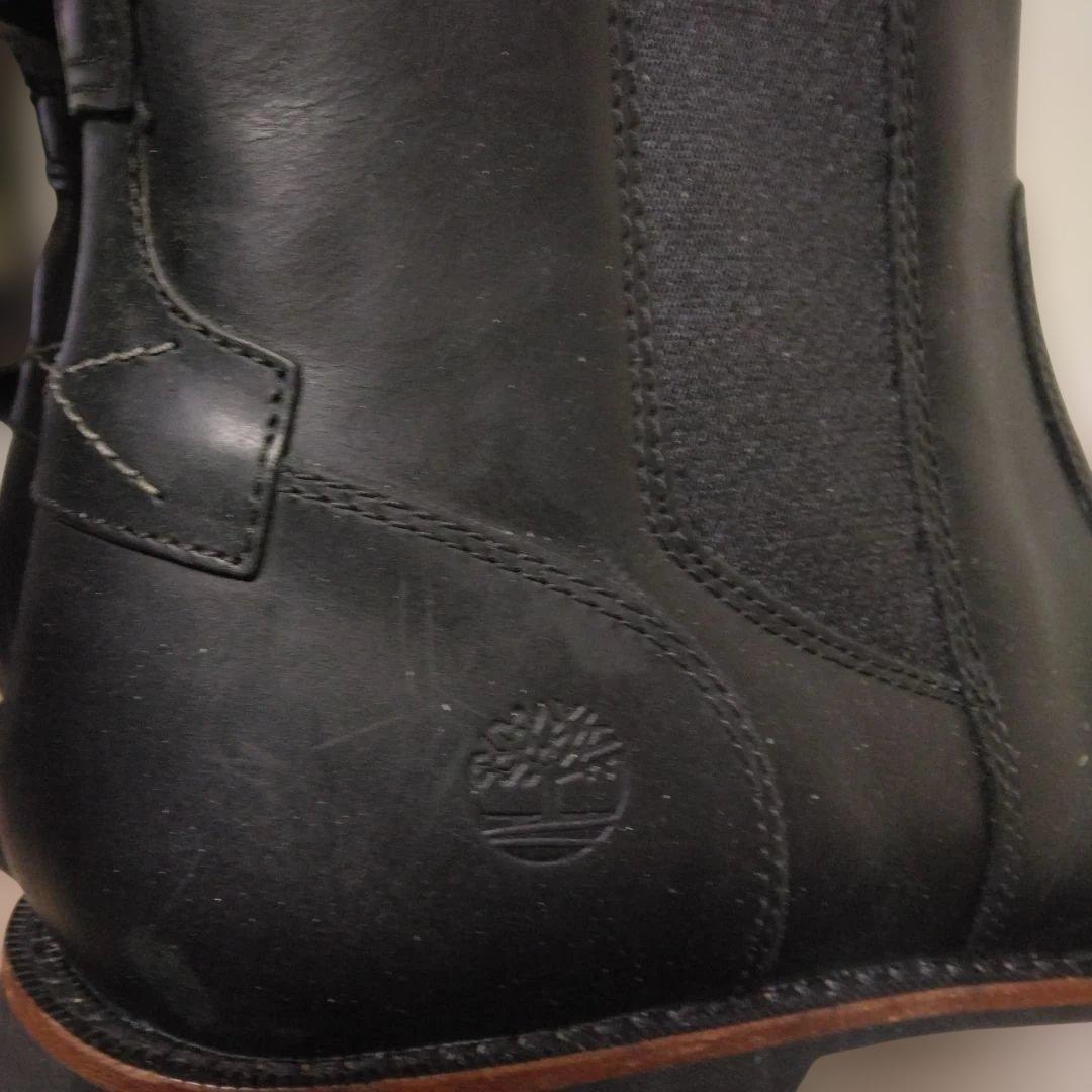 Timberland サイドゴアブーツ 黒 30cm