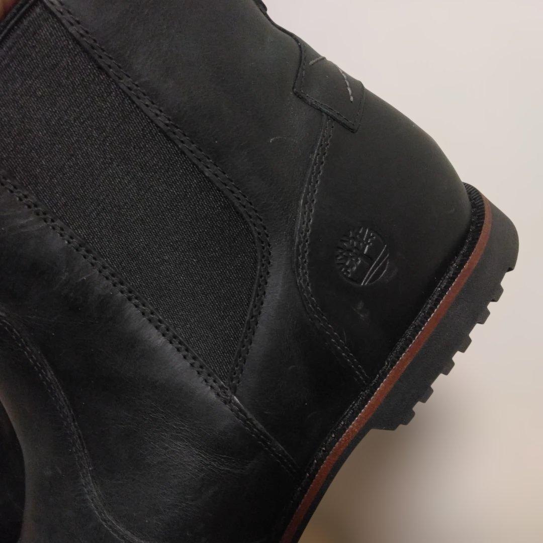 Timberland サイドゴアブーツ 黒 30cm