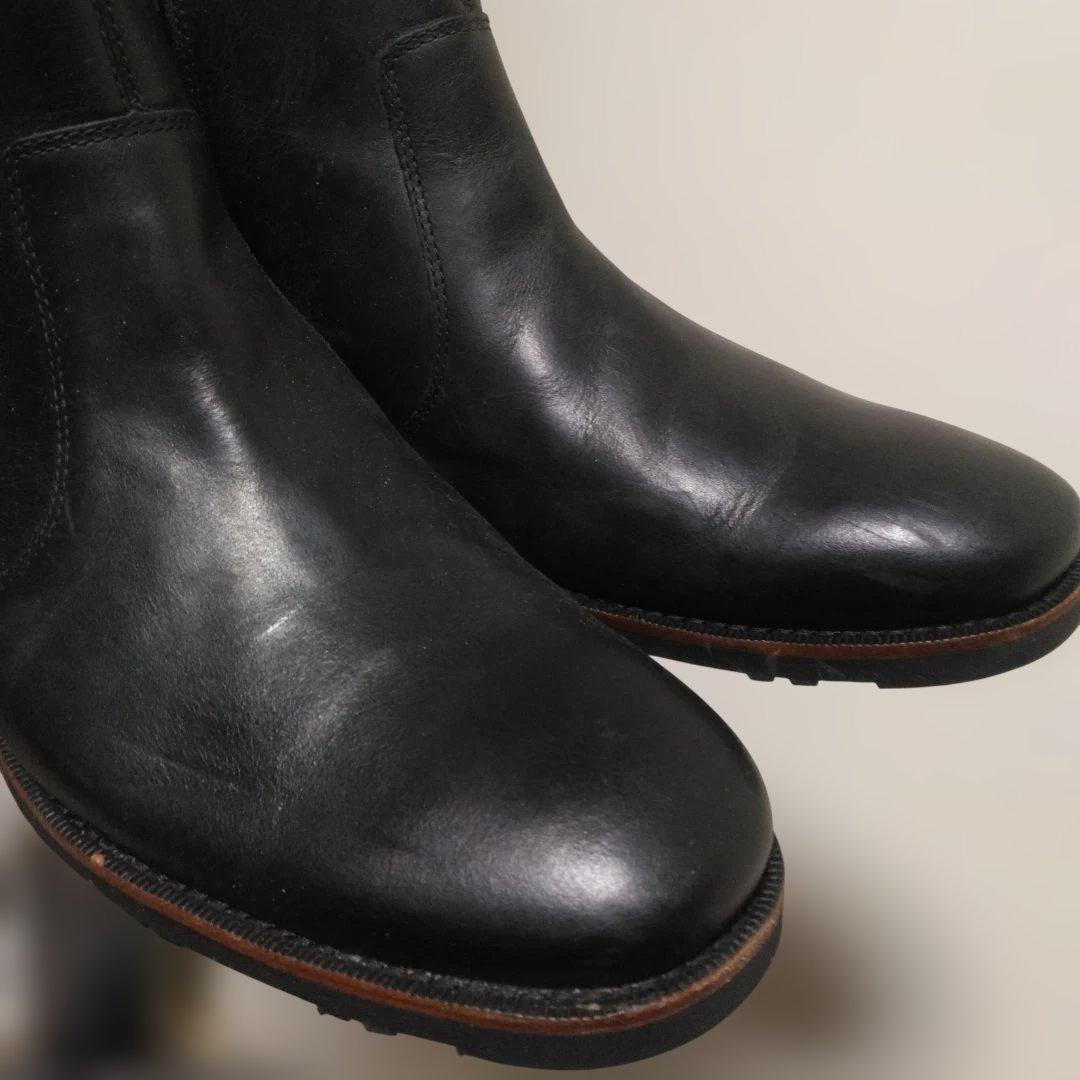 Timberland サイドゴアブーツ 黒 30cm