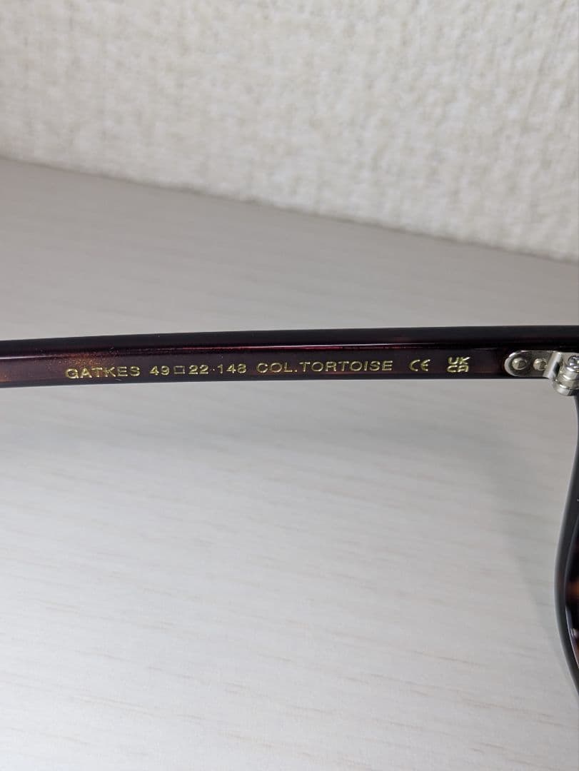 新品未使用 MOSCOT GATKES サングラス ブラウン 鼈甲