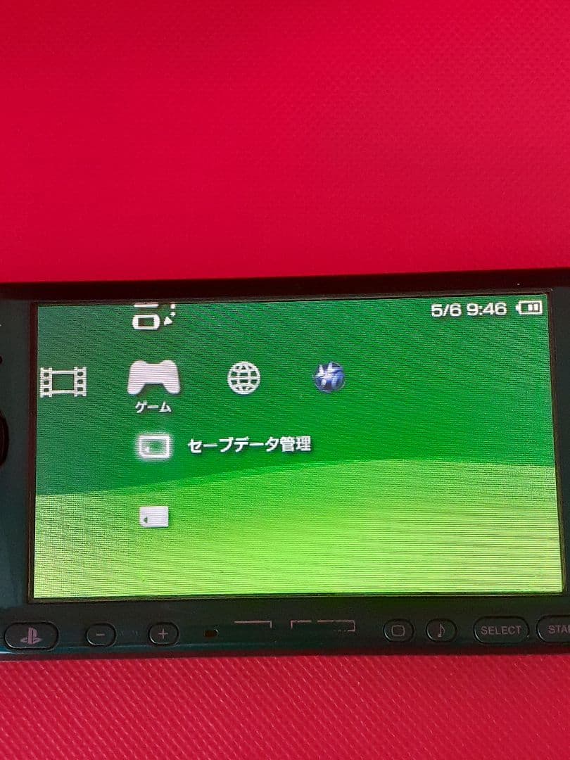 【SONY】動作品 PSP3000 グリーン SONY メモリーカード2G