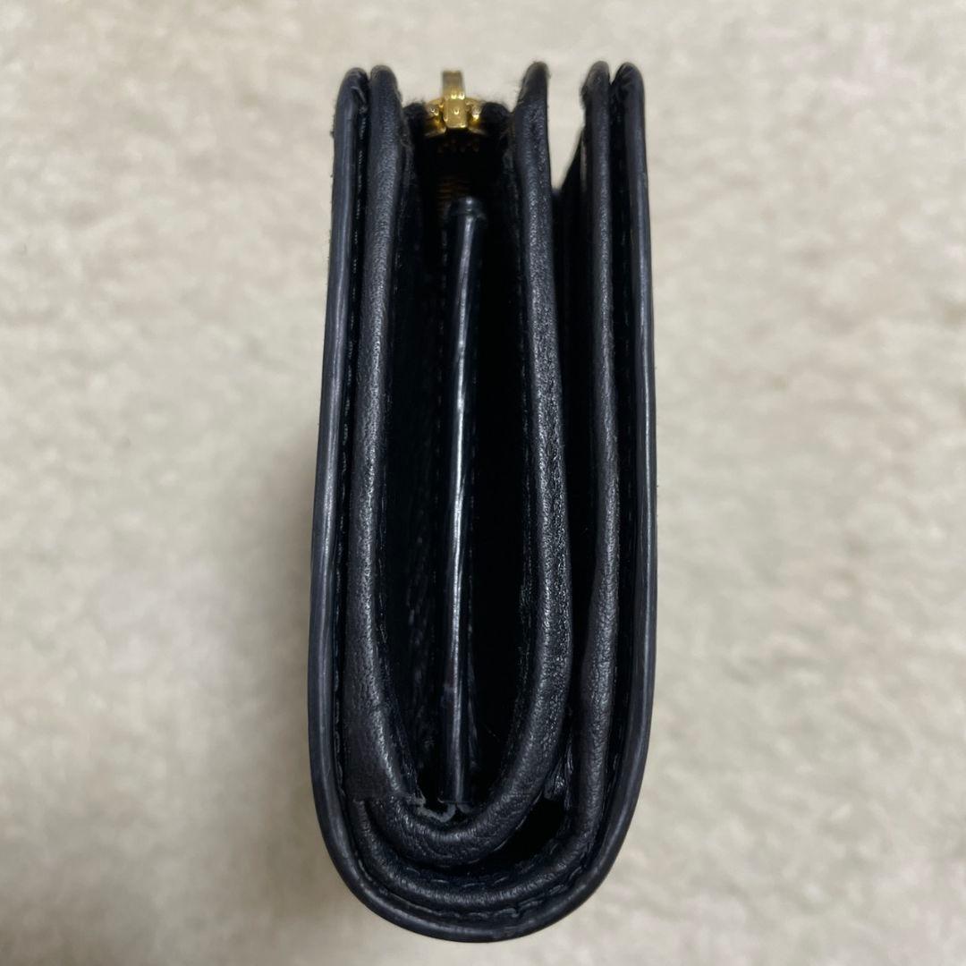 PRADA　プラダ　折り財布　サフィアーノ　ブラック　黒