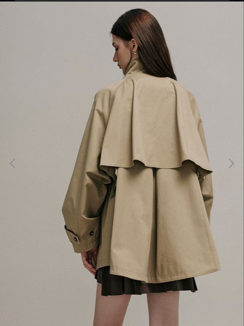 新品LENINA BAYLIN Cape Trench Coat サナ着用コート