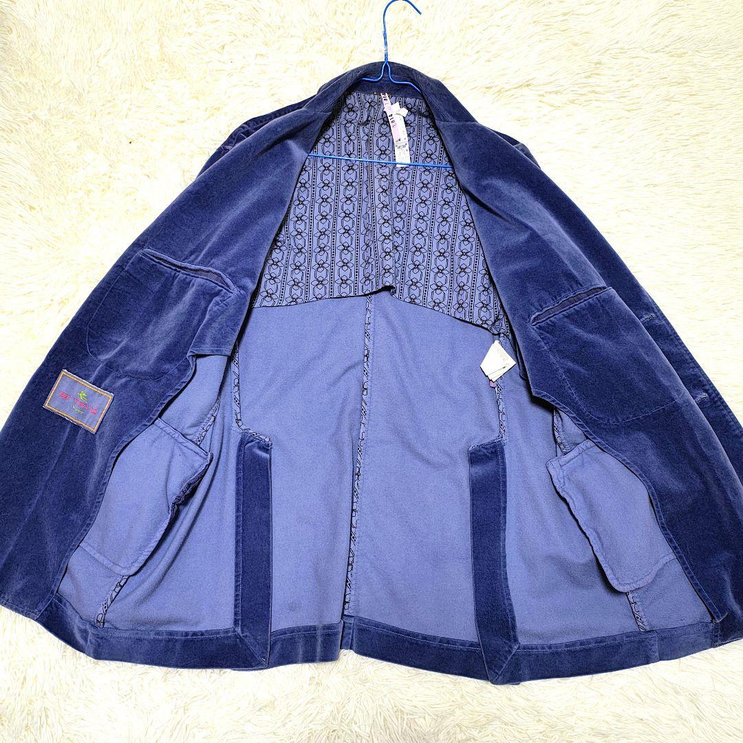 Etro エトロ ベロアジャケット XL ペイズリー