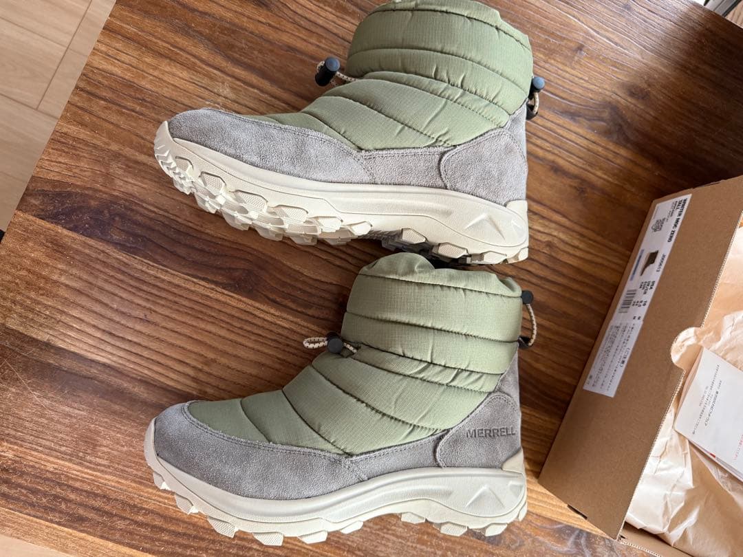 靴 MERRELL WINTER MOC ZERO TALL AVOCADO 28