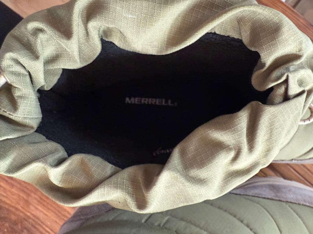 靴 MERRELL WINTER MOC ZERO TALL AVOCADO 28