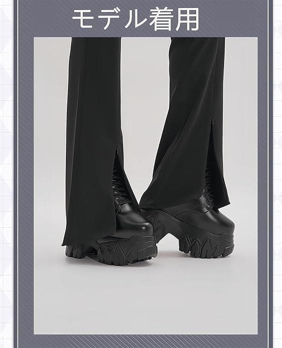 [S119-159]　厚底ブーツ　男女兼用　靴　コスプレ　ハロウィン　27cm