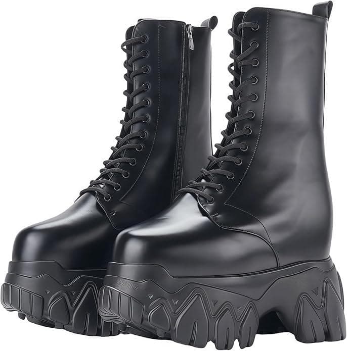 [S119-159]　厚底ブーツ　男女兼用　靴　コスプレ　ハロウィン　27cm