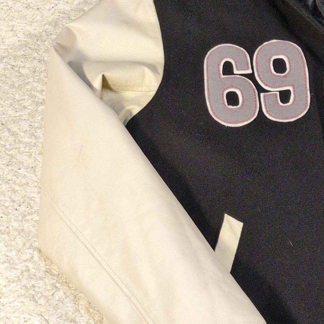 値下げ中1-42 RIPCURL スタジャン　袖レザー　ワッペン